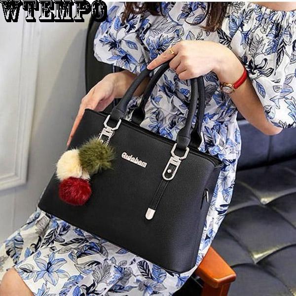 Leather Handbags Women Bag High Quality Casual Shoulder Bag Elegant and Temperament