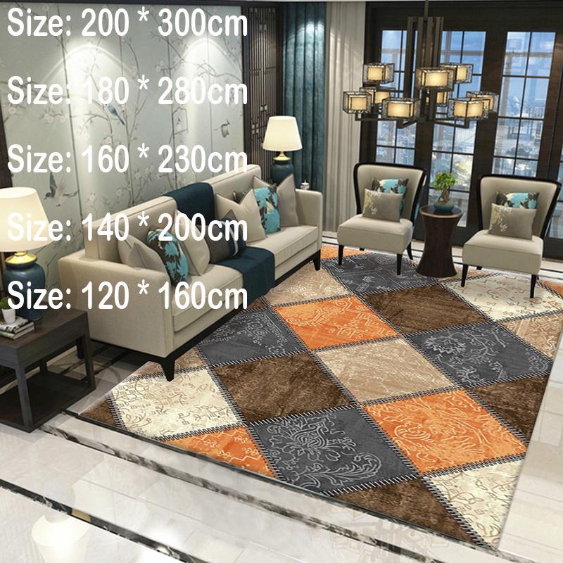Sofa tea table blanket simple bedroom room carpet geometric style rug home rug living room