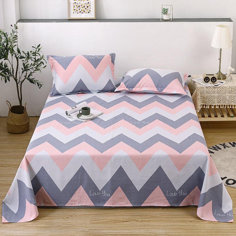 Four-season Universal Cotton Home Textile Bedding Three-piece Cotton Fabric Absorbs Sweat Keeps Warm Breathable Exquisite Patterns Easy To Fold