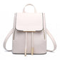Women's Backpack Soft PU Leather School Satchel Casual Multilayer Large Capacity College Elegant High Quality Shopping Travel