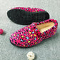 Women's Winter Beijing Craft Cloth Shoes Home Shoes Indoor Casual Soft Sole Leopard Print Women's Cotton Shoes