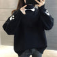 Winter Women's Turtleneck Sweater Women Plus Velvet Thick Loose Bottoming Shirt Autumn and Winter Wear All-match