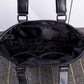 Business Briefcase Men Striped Large Capacity Leather Waterproof Handbag Crossbody Bags Shoulder Bag