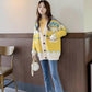 Large Size Women's Sweater Coat Autumn Korean Loose Student All-match Knitted Cardigan