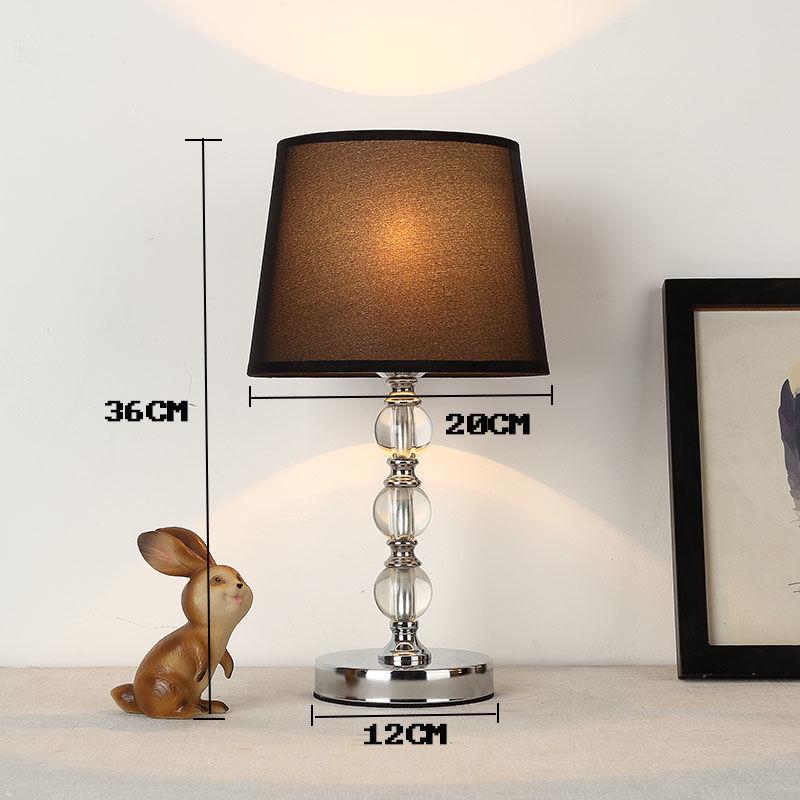LED Desk Lamp with E27 Bulb Modern Bedside Lamp Table Lamps for Bedroom  Living Room Lighting Light