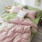 Modern Simple Pure Cotton Bedding Set Solid Color Four-piece Single Double Bed