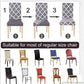Solid Jacquard Chair Covers Stretch for Wedding Dining Room Office Banquet Housse De Chaise Chair Cover