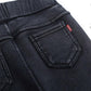 Snowflake Black Plus Velvet Cropped Trousers Women's Winter Slimming Leggings Thick Stretch Pants Outer Wear Slim Warm Jeans