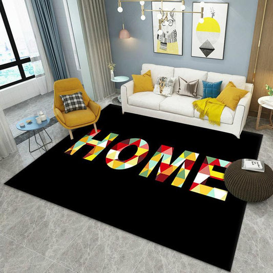 Trendy Brand Carpet Living Room Coffee Table Blanket Printed Floor Mat Living Room Area Rugs