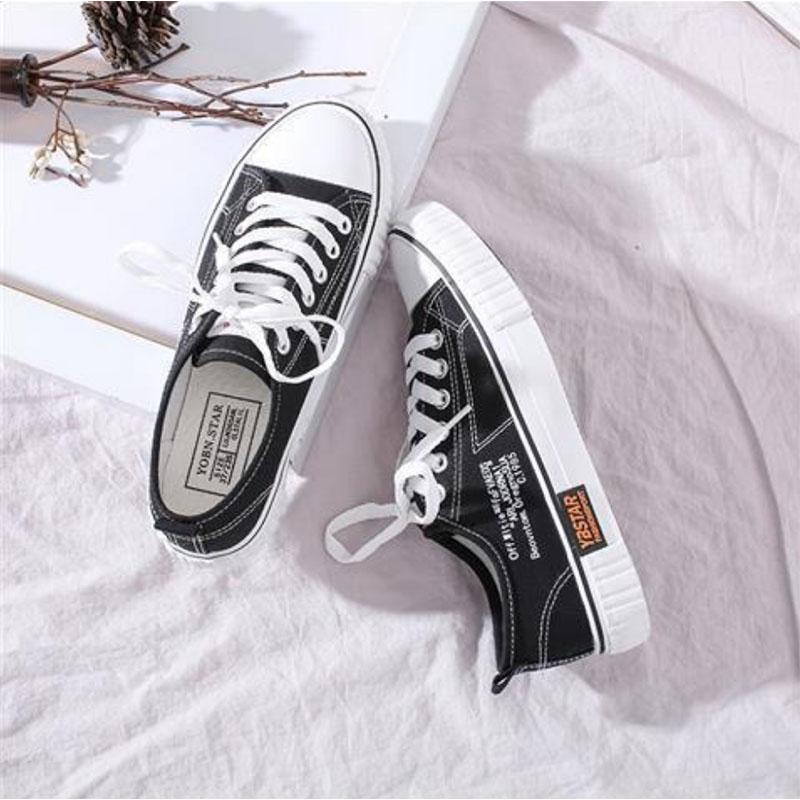 All-match Small White Shoes Women's Canvas Shoes Student Harajuku Cloth Shoes