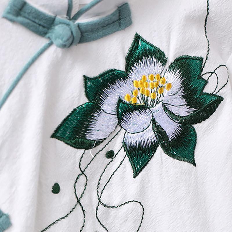 Girl's Hanfu Suit Summer Chinese Style Ancient Costume Children's Super Fairy Skir Improved Tang Suit Chinese Elements Clothes