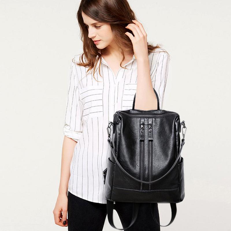 High-quality Backpack Female Fashion Trend Large-capacity College Style Backpack Mummy Bag All-match Female Bag