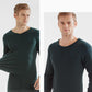 Men Winter Thermal Underwear V-neck Male Autumn Tops Tight Warm Thicken Windproof Comfortable Lining Long Sleeve High Elasticity Slim Spring Pajamas