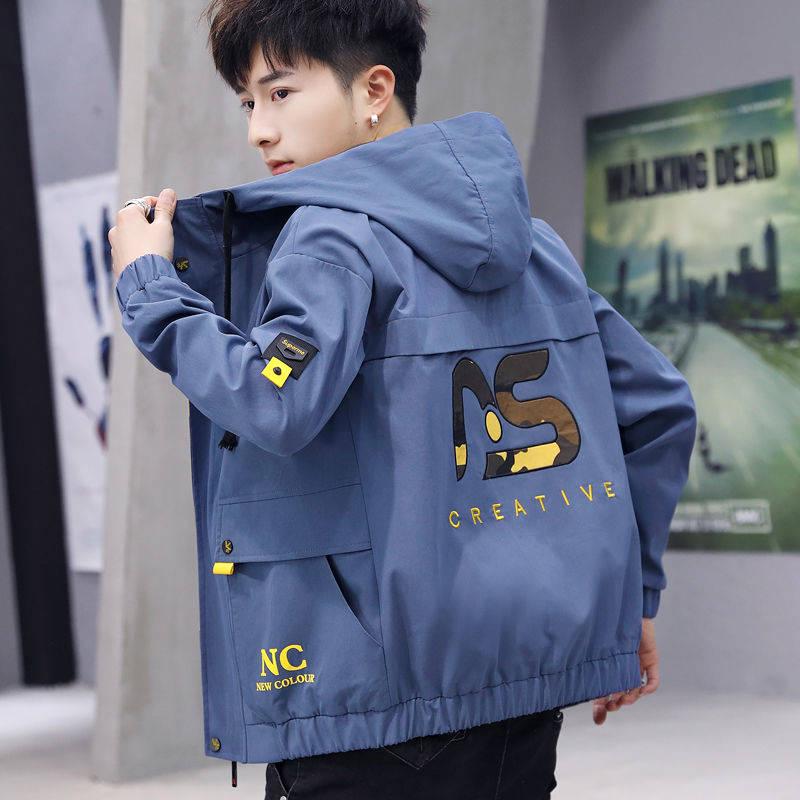 Men's Jackets Autumn Men's Coats Fashion Loose Casual Jackets Male Outerwear Baseball Uniform