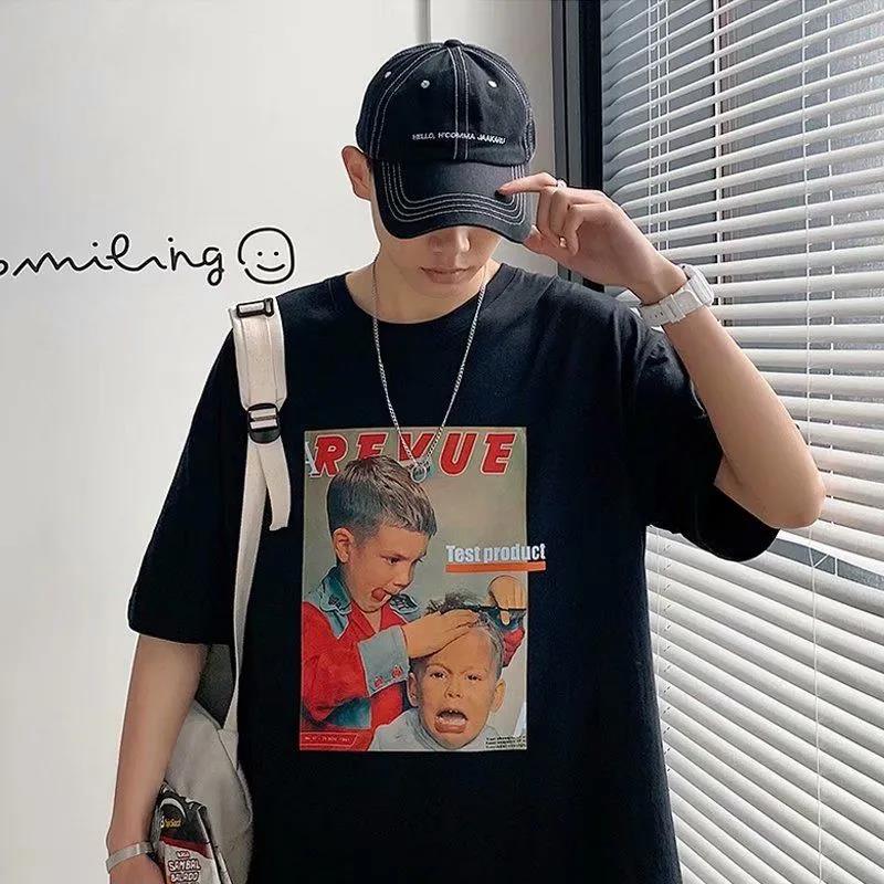 Short-sleeved T-shirt Men's Trend All-match Summer Half-sleeved T-shirt