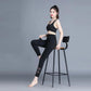 Large Size Nude Yoga Pants Women's Tight-fitting Outer Fitness Pants, High-waisted Butt-lifting Cropped Trousers