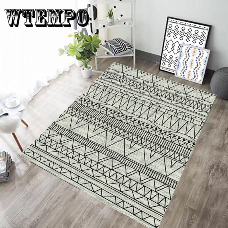 Fashion Modern Line Cross Door Mat Carpet Bedroom Rug Living Room Kitchen Mats