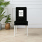 High-end Curved Chair Cover Home Dining Chair Cover Seat Cushion Backrest Integrated Simple Modern Chair Cover
