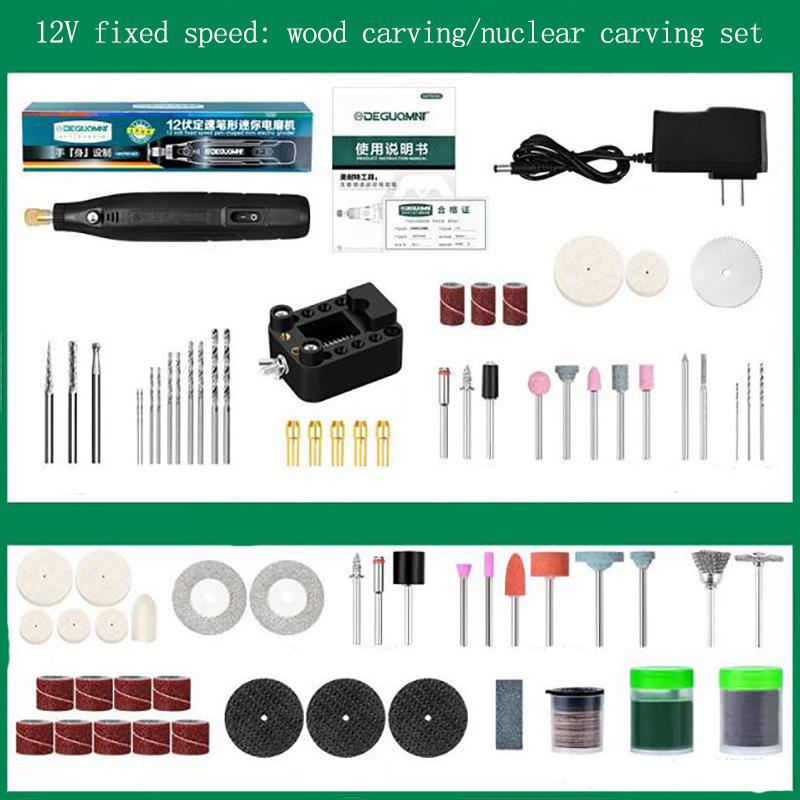 Mini Electric Grinder Hand-held Engraving Electromechanical Drill Nail Tool Punching Machine Cutting Machine Mini Kit Tool