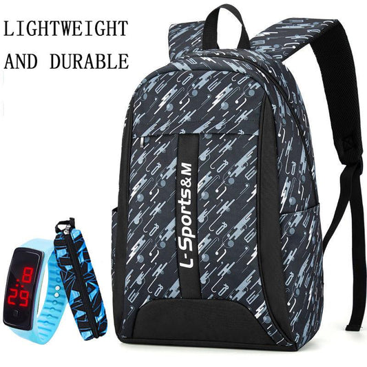Junior High School Student School Bag High School Boy School Bag Male Trend Elementary School Student Backpack Female Large-capacity Backpack