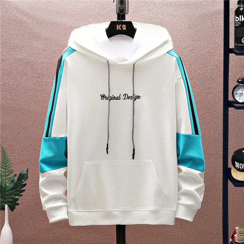 Spring & Fall Pullovers Suit Hooded Pullovers and Casual Pants School Trends Sports Suit Sweater Suit Men