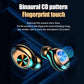 Bluetooth V5.0 Earphones Wireless with Mic Sports Waterproof 2200mAh Charging Box for Ios Android