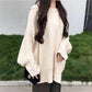Autumn and Winter Fashion Korean Sweater Loose Casual Jacket Plus Size Young Women's Sweater
