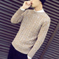 Autumn and Winter Round Neck Sweater Men's Pullover Sweater Youth Fashion Slim Thin Men's Clothing