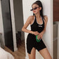 Ladies Sexy Backless Dress Female Spring and Summer Nightclub Bar Low-cut Short Skirt for Outer Wear