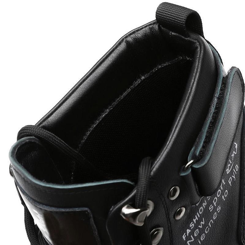 Autumn and Winter Plus Velvet Korean Version of The British Martin Boots Men's Leather Boots