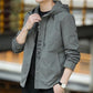 Autumn Jacket Men's Casual Hooded Jacket Youth Handsome Plus Size Men's Jacket Korean Version
