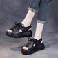 All-match Sandals Summer Sandals Female Fish Mouth Shoes Thick-soled Roman Shoes Trifle Sandals, Women Shoes