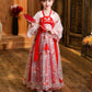 Girls' Hanfu Underwear Chinese Style Tang Costume Children's Ancient Costume Super Fairy Dress Cherry Blossom Princess Dress Spring Summer Costumes