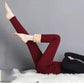 Extra-thick Pair of Winter Lamb Wool Outer Wear Leggings Women's Trousers Plus Velvet One Large Size High-waisted Feet Warm Cotton Trousers