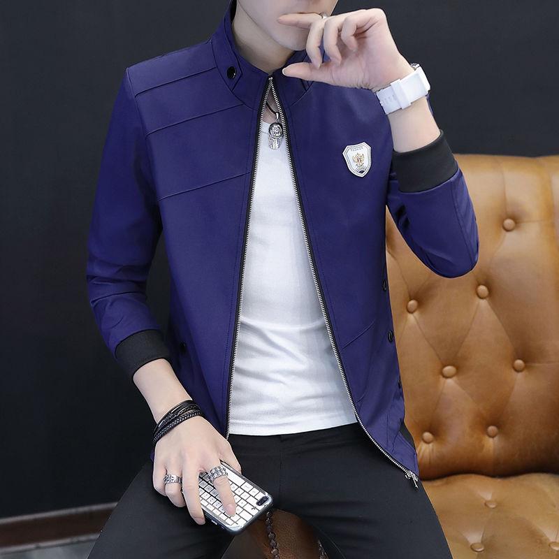 Plus size men's jacket spring and autumn jacket men's jacket trendy jacket casual men's clothing