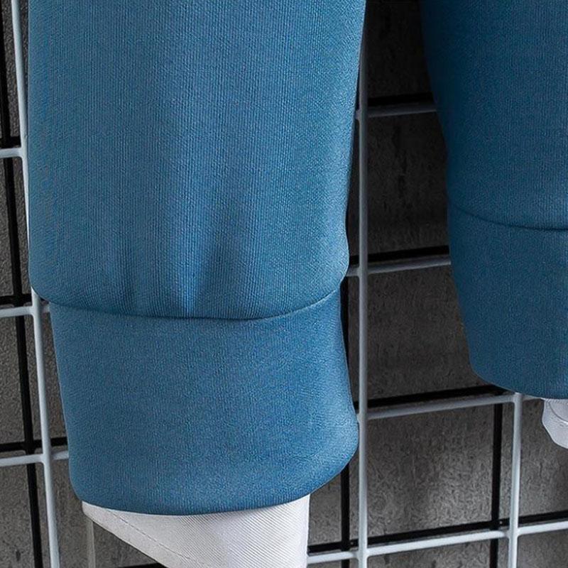 Teen Student Sweater Suit Spring Men Clothing Casual Hooded Pullover and Pants Teen Sports Suit