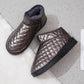 Snow Boots Women's Shoes Winter Mid-tube Women's Boots Cotton Shoes Plus Velvet Thickening Warm Flat Bottom Non-slip