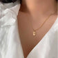 Lucky Number 7 Necklace Titanium Steel Gold Choker Clavicle Chain Pendant Necklaces Personalized Ornaments Chain Necklaces Chokers for Girls