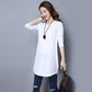 Female Autumn T-shirt Tops Women's Casual Splicing Round Neck Long Sleeve Loose Fashion stitching Pullover Tops