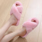 Winter Wool Slippers Women Wear Indoor Non-slip Home Household Warm Cotton Shoes