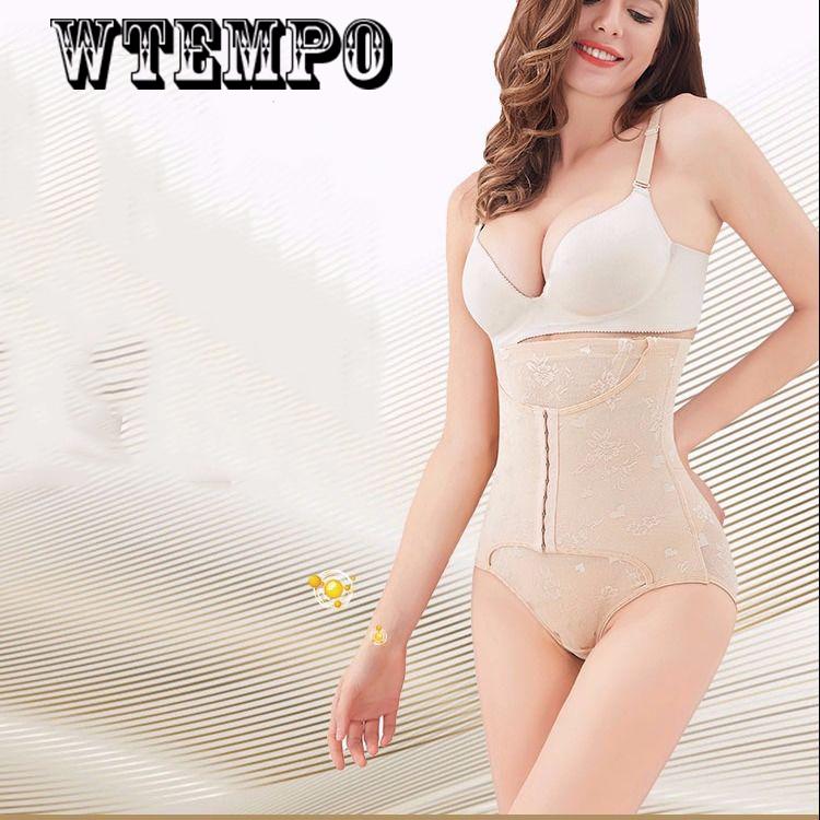 Postpartum Hip Shaping Body Suit Corset Thin Section Women's Row Buckle Back Off Belly Pants