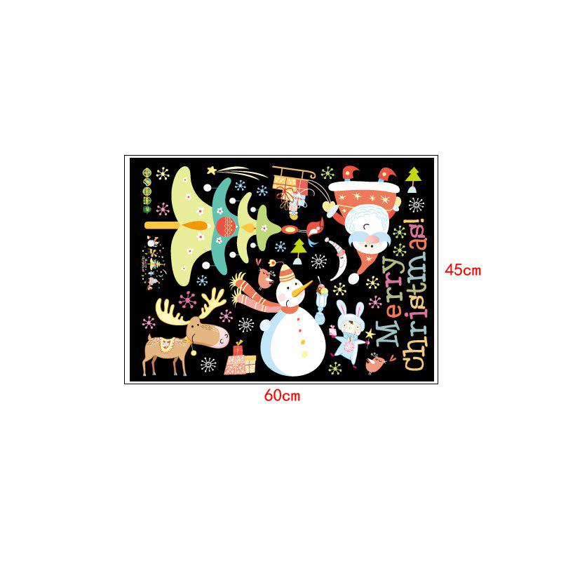 [Wall sticker ]Merry Christmas Festival Wall Stickers For Kids Rooms Bedroom Living Room Window Wall