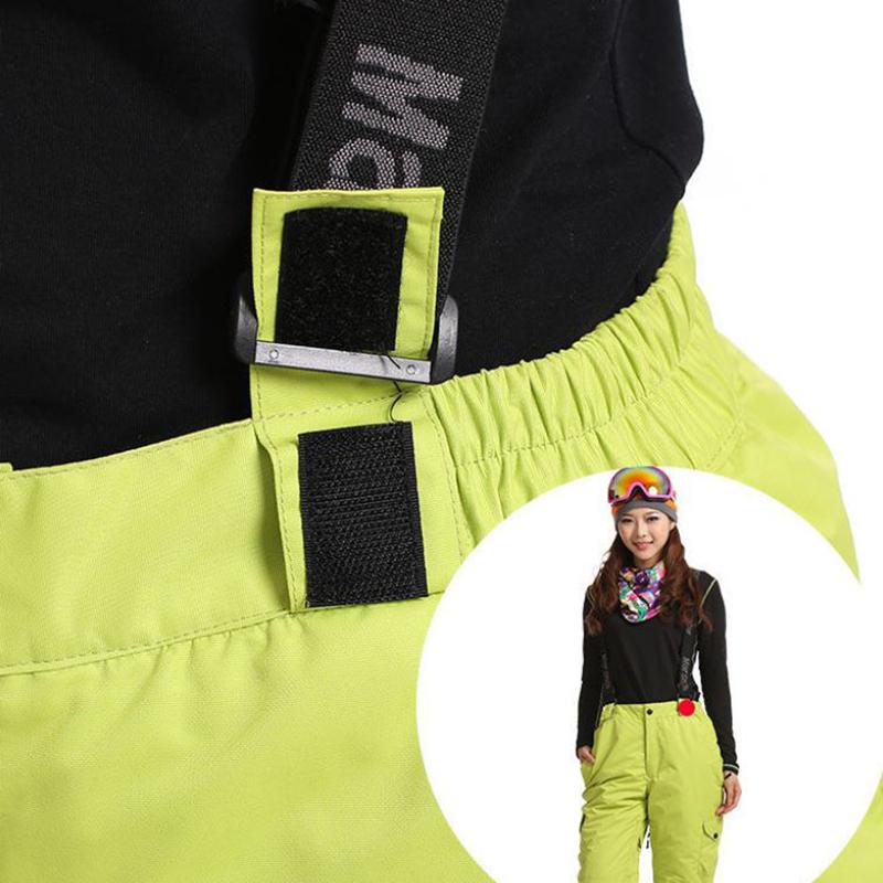 Winter Women's Ski Suit Suit Outdoor Warmth Thick Windproof Waterproof Veneer Double Board Couple Ski Tops Ski Pants