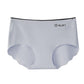 3Pcs/Set Women's Large Size Casual Seamless Briefs Solid Color Panties Cotton Crotch Mid Waist Underpants