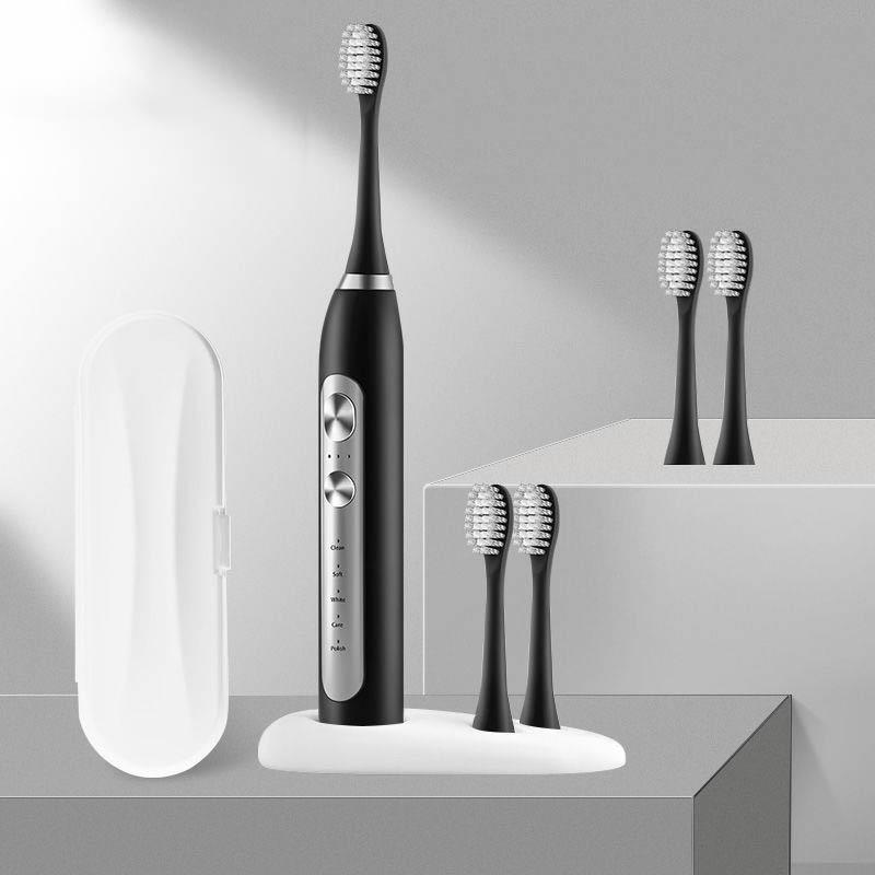 Electric Toothbrush Wireless Induction Rechargeable Adult Sonic Automatic Household Super Waterproof Soft Fur Couple Suit for Men and Women