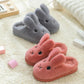 Baby Girls Cotton Slippers Winter Children's Cute Rabbit Plush Slippers Boys Home Indoor Shoes Furry Kids Slippers