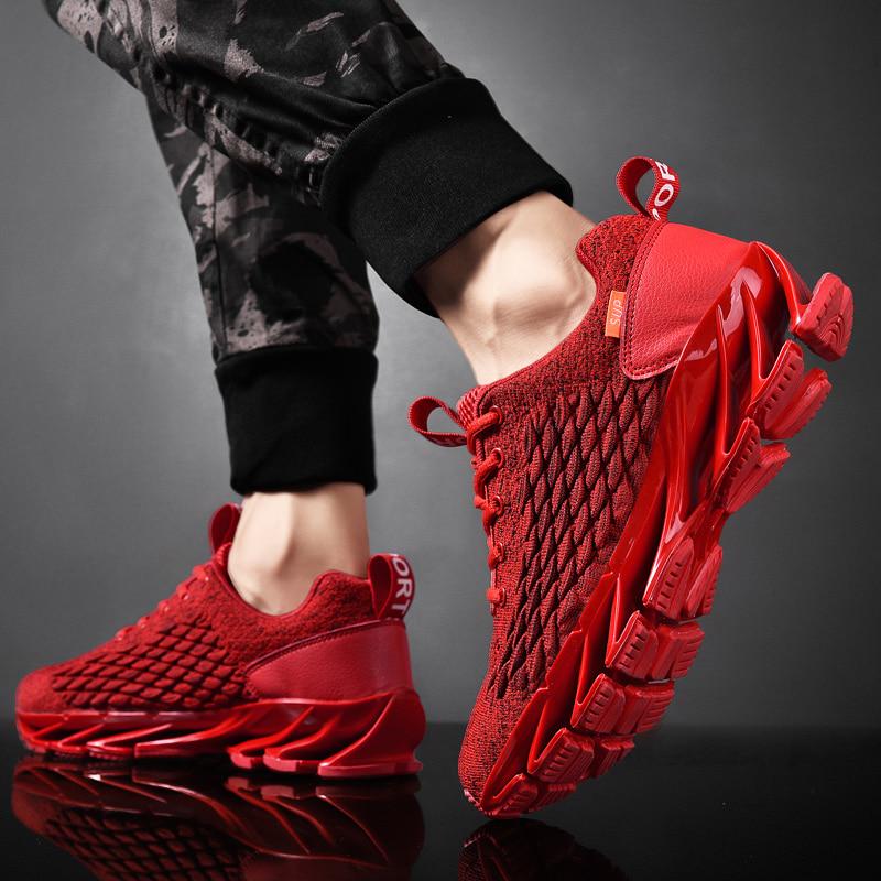 Men Sneaker Blade Running Shoes Fashion Walking Jogging Tennis Shoes Breathable Casual  Shoe