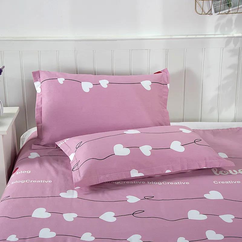 100% Cotton Thick Pillowcase Single Double Bed Upper Pillow Core Cover Student Dormitory A Pair of Pillowcases