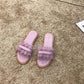 Slippers Women All-match Fashion Outer Wear Summer Flat Non-slip Sandals and Slippers Pregnant Women Soft Bottom Lace