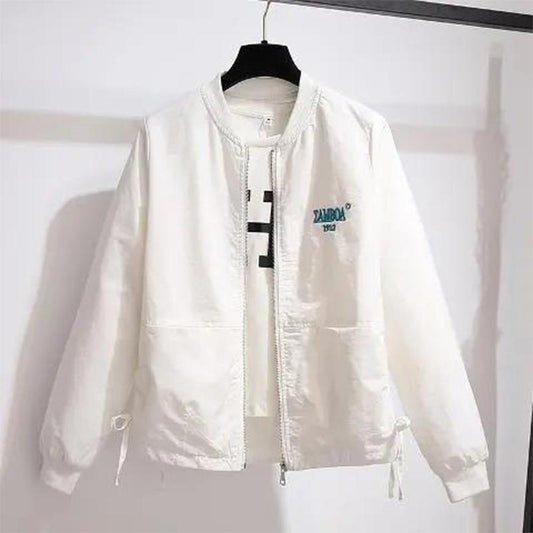Women's Baseball Uniform Jacket Spring and Autumn 2021 Spring Loose Casual All-match Top